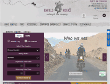 Tablet Screenshot of enfieldriders.com